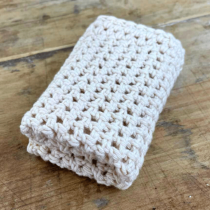 100% Cotton Hand-Crocheted Face Wash Cloth Made in Tasmania (1)