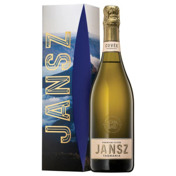 SPARKLING WINE - 750mls - Jansz Tasmania Premium Cuvée in Gift Box Case NV