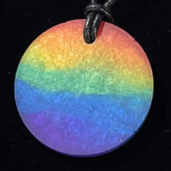 Pride Necklace - Circular - Rainbow Colours