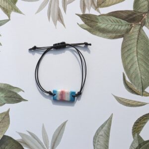 Pride Bracelet - Rectangular - Trans Colours