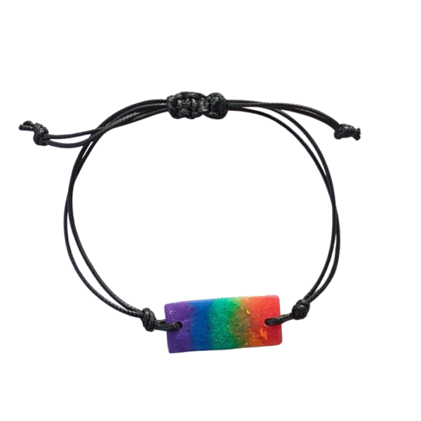 Pride Bracelet - Rectangular - Rainbow Colours