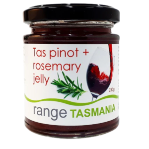 Tasmanian made Pinot & Rosemary Jelly