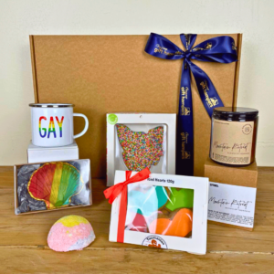 Rainbow gay pride The Launceston Hamper by Gourmet Gifts Tasmania