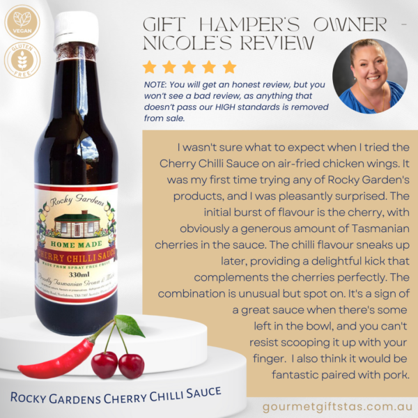 Review of Rocky Gardens Cherry Chilli Sauce