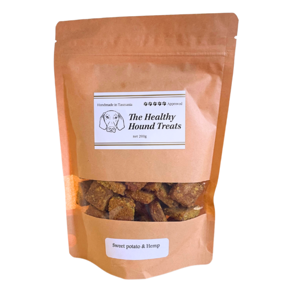 The Heathy Hound Treats Made In Tasmania Sweet Potato and Hemp