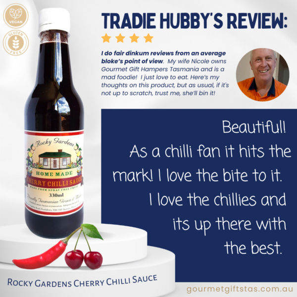 Tradie Hubby Review Cherry Chilli Sauce