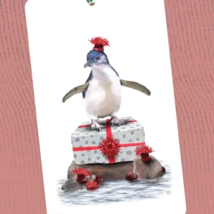 Gift Tag - Christmas Tasmanian Penguin