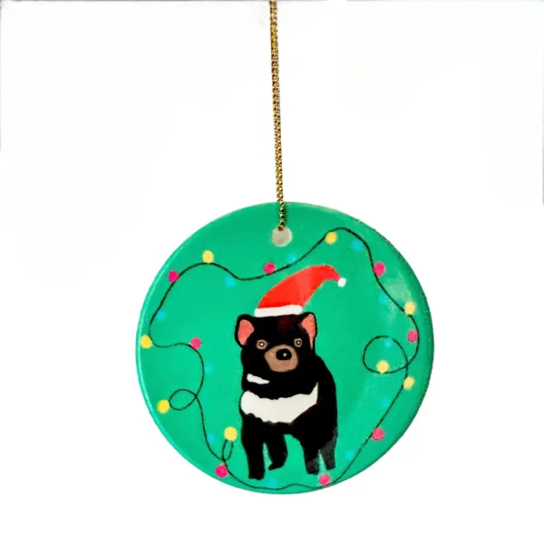 Tasmanian Devil Christmas Ornament