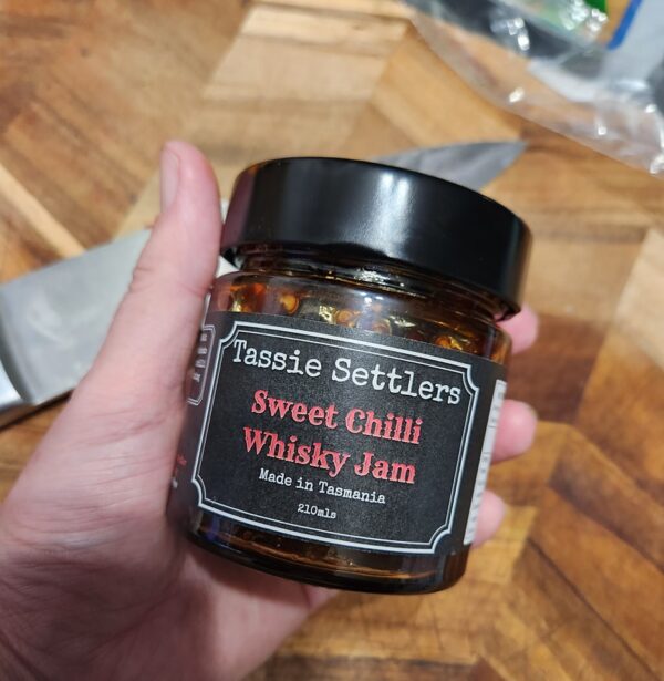 Tasmanian made Sweet Chilli Whisky Jam