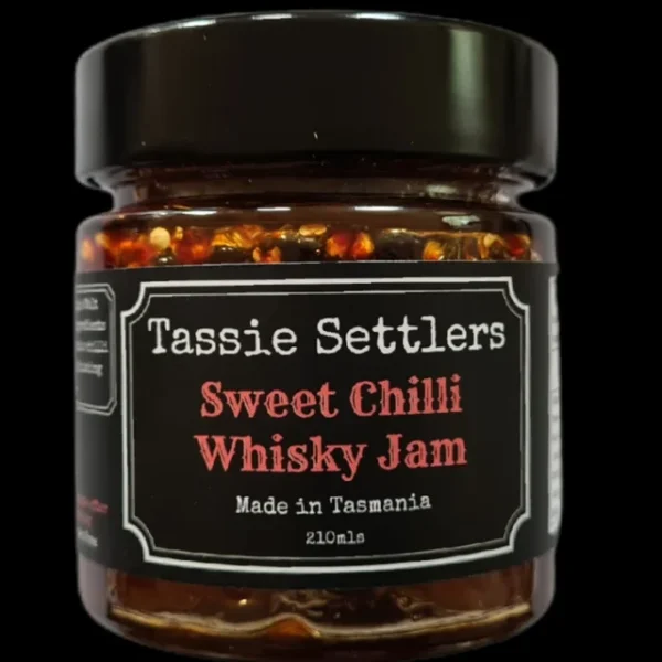 Tasmanian made Sweet Chilli Whisky Jam