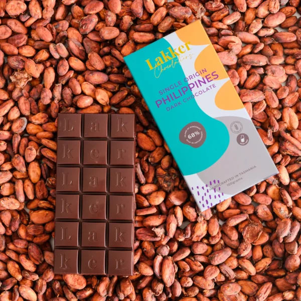 Tasmanian Made Single Origin PHILIPPINES 68% Dark Chocolate