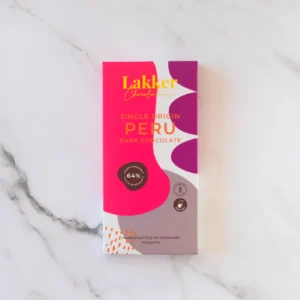 Tasmanian made Peru Dark Chocolate