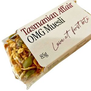 Tasmanian Affair OMG Muesli for our Tasmanian Gourmet Gift Hampers