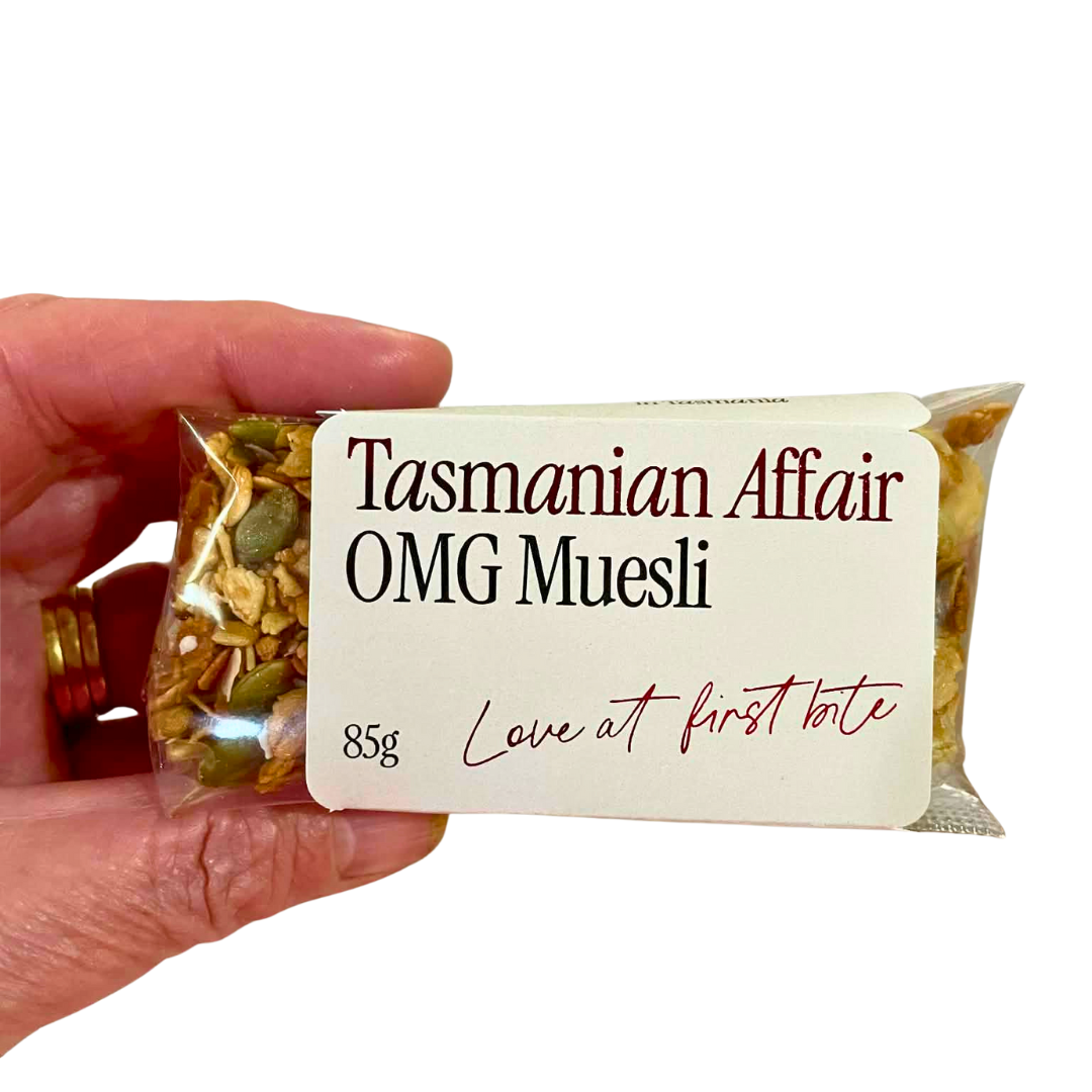 Tasmanian OMG Muesli for our Tasmanian Gourmet Gift Hampers