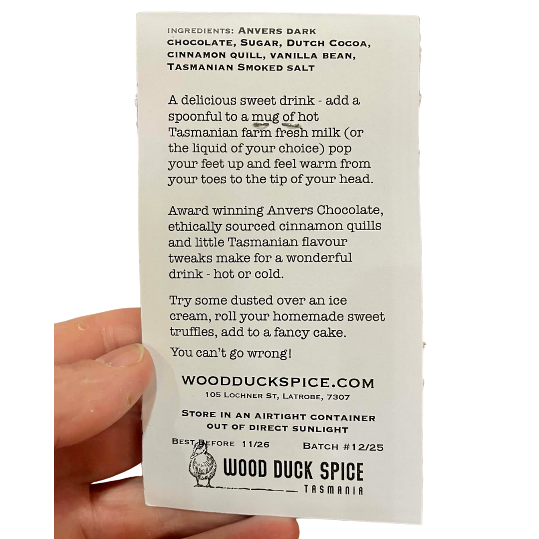 Tasmanian Gift Cinnamon Hot Chocolate