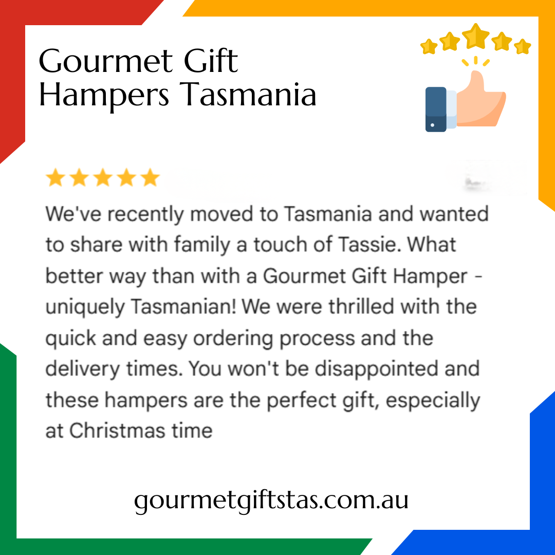 Google Review Tasmanian gourmet gift boxed hampers